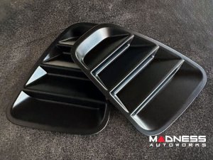 FIAT 500 Tail Light Cover Kit - Satin Black